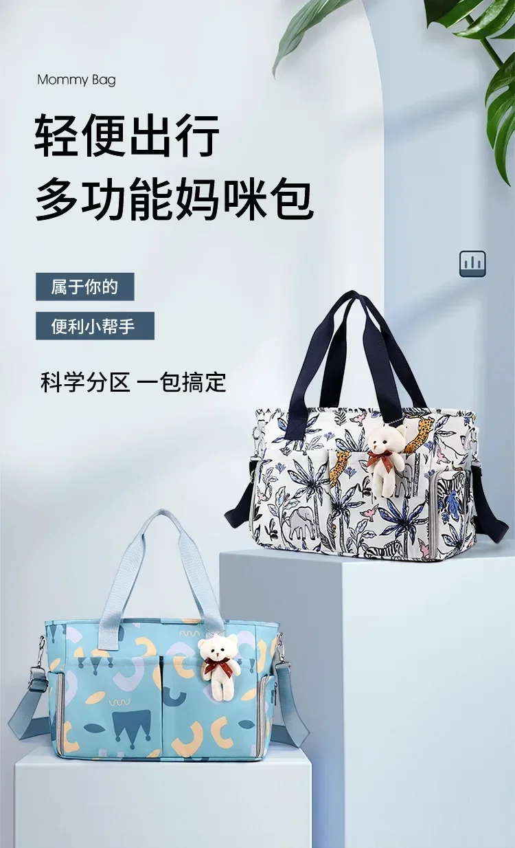 Bolsa impermeable para mamá y bebé lista para el día a día