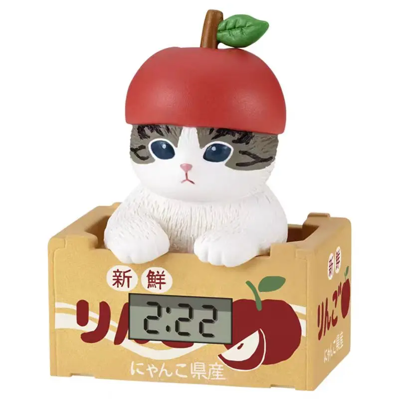 Figura de acción gato reloj fortuna temática fruta - imagen 3