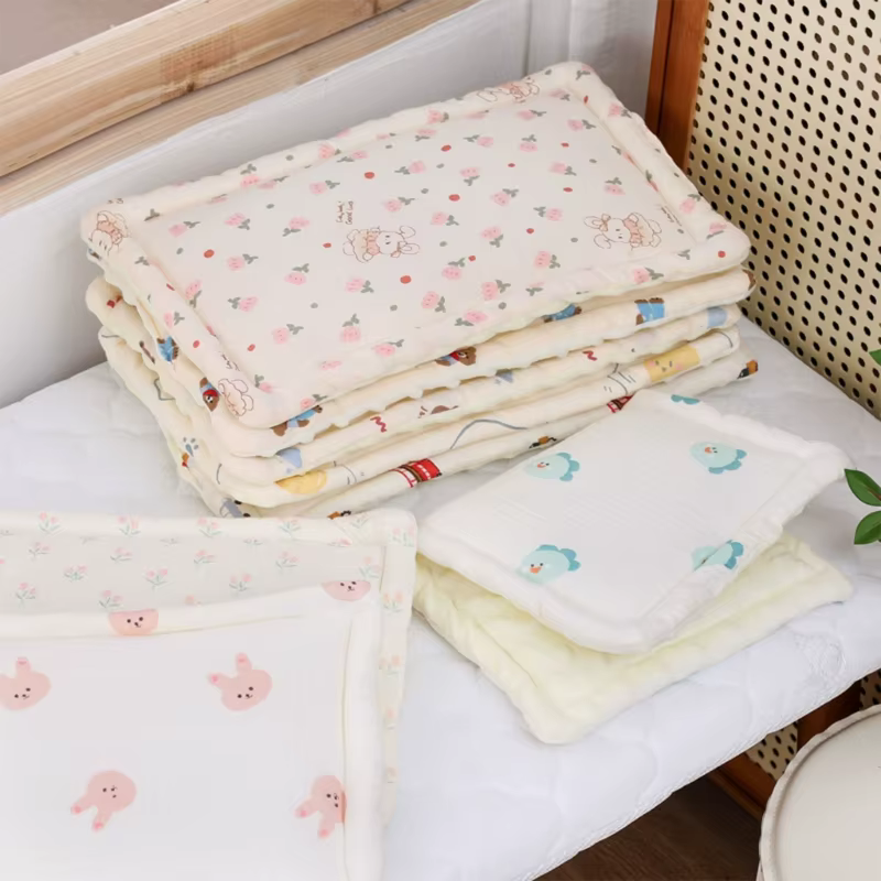 Almohada de algodón suave para bebé