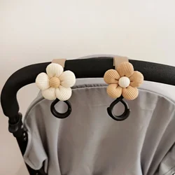 Gancho ajustable para cochecito bebé flores bolso paraguas resistente