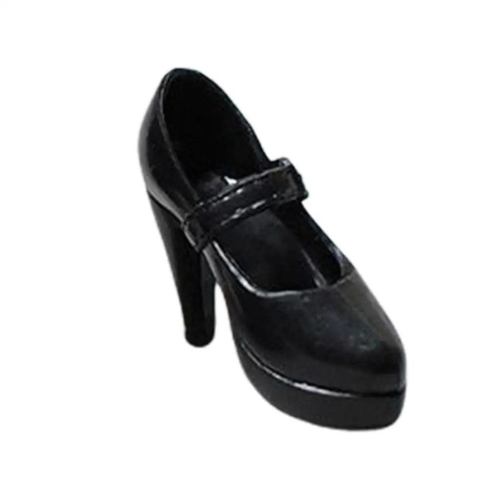 Zapatos para muñecas BJD con tacón alto de plástico para vestir - imagen 4