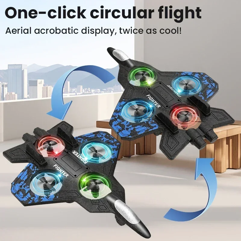 Avión RC teledirigido de combate de espuma con giro completo - imagen 2