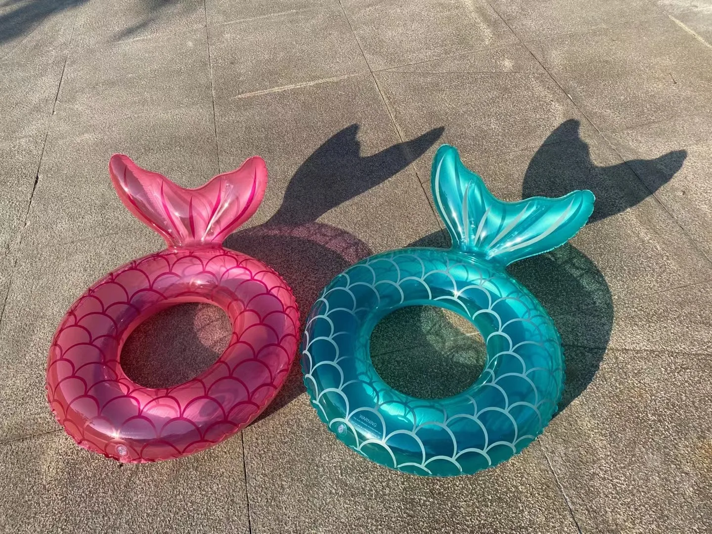 Detalle del inflado y la forma flotante