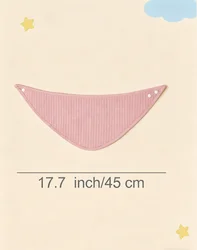 Diadema para el pelo de bebé y babero liso
