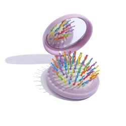 Peine infantil princesa con espejo y cepillo plegable