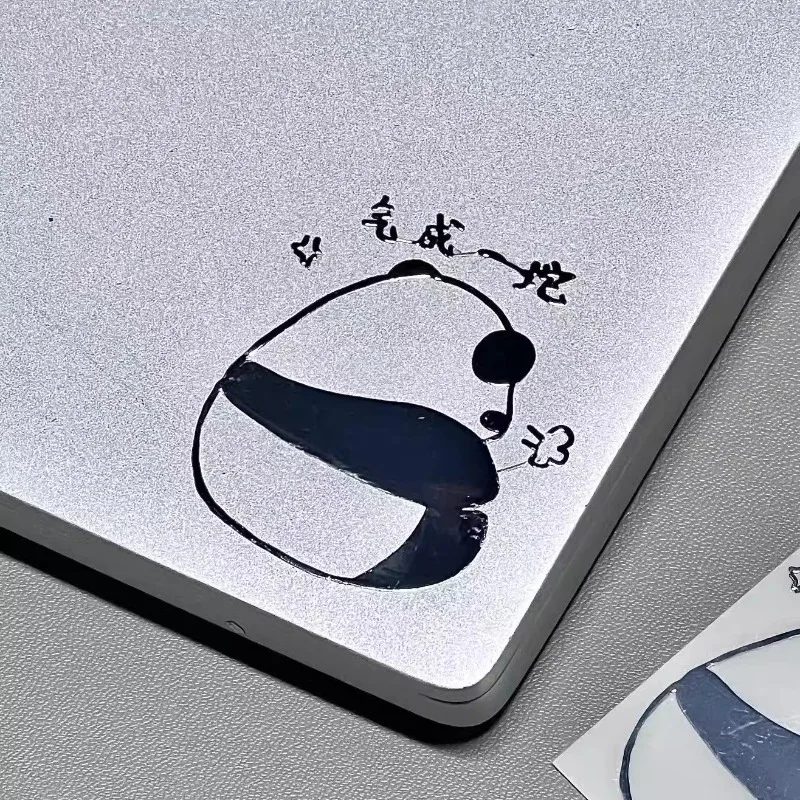 Pegatinas panda metálicas autoadhesivas para funda de móvil - imagen 2