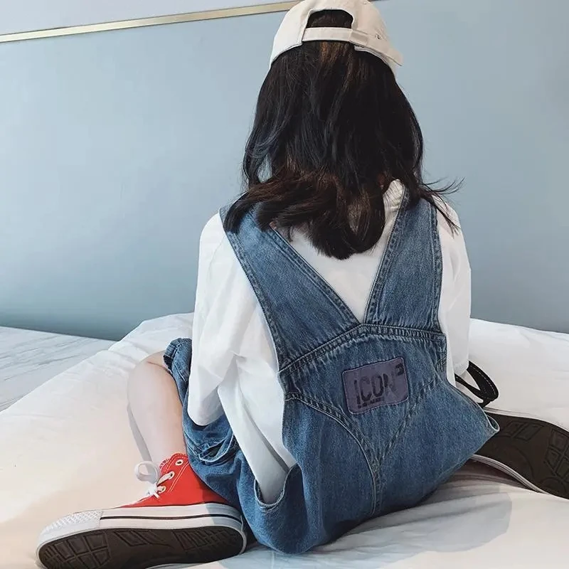 Mono vaquero de verano para niña de pierna ancha - imagen 4
