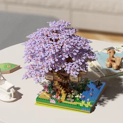 Juego de construcción de casa en el árbol romántica infantil