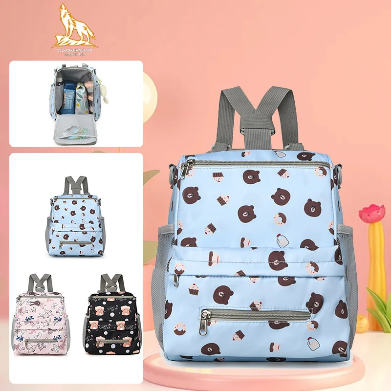 Mochila para pañales grande multifuncional de viaje - imagen 5