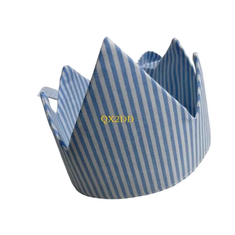 Diadema de corona de algodón para bebé recién nacido QX2D