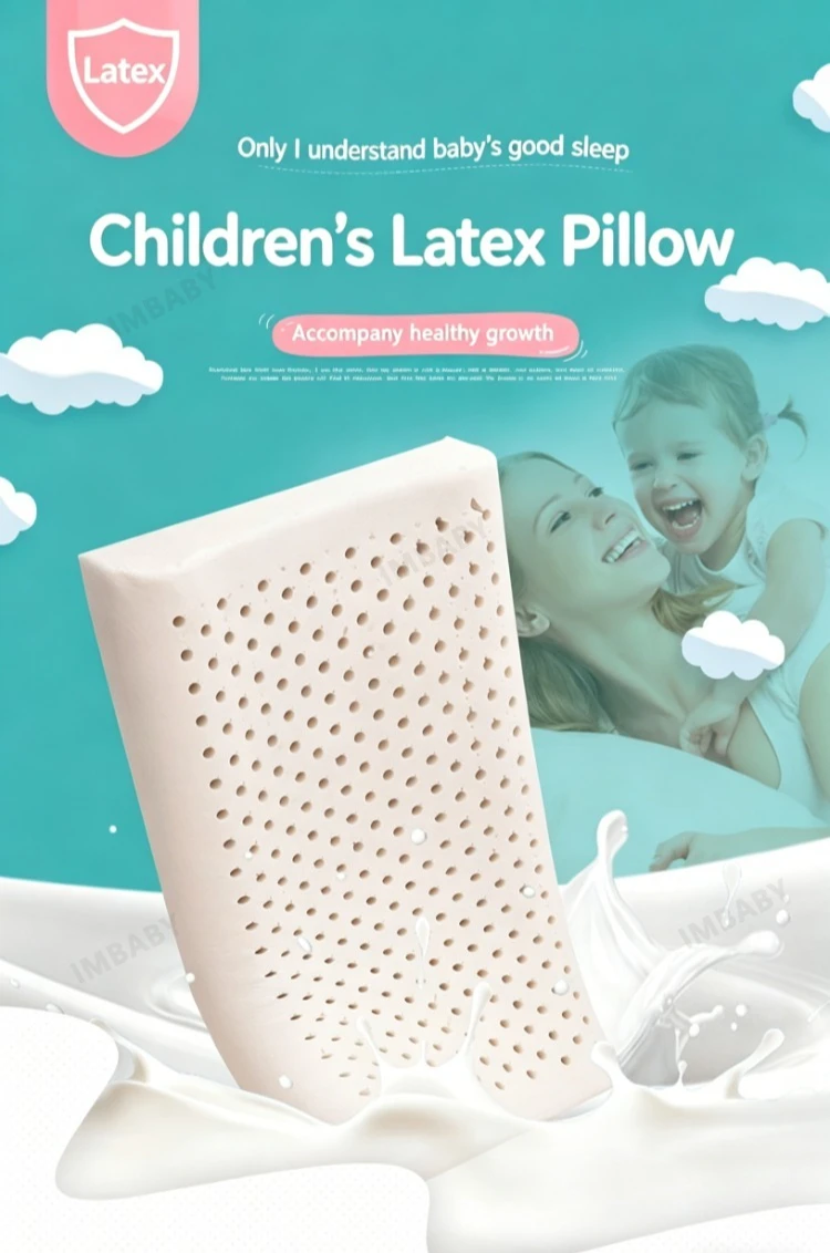 Vista general de la almohada infantil ergonómica