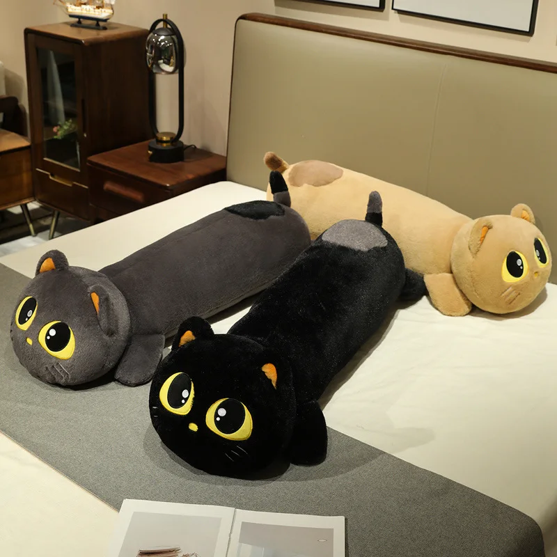 Peluche de gato grande tipo cojín suave para niños - imagen 2