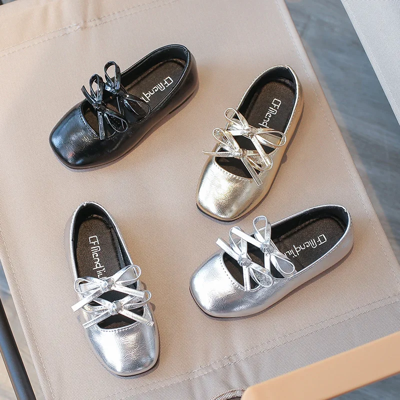 Zapatos de lazo para niña antideslizantes cómodos en fiesta y baile - imagen 5