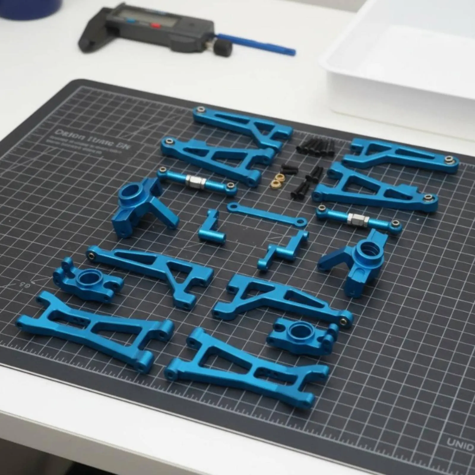 Kit de chasis metálico para coche RC resistente de montaje - imagen 5