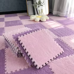 Alfombra de juego para bebé felpa suave 30x30 cm