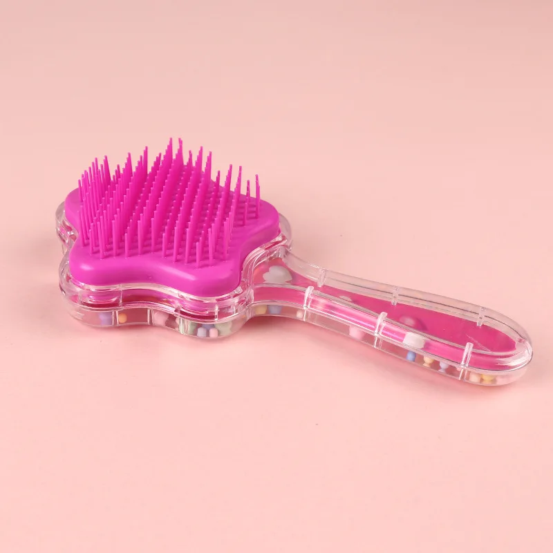 Cepillo de pelo infantil vintage para niño y niña - Mango grande - imagen 4