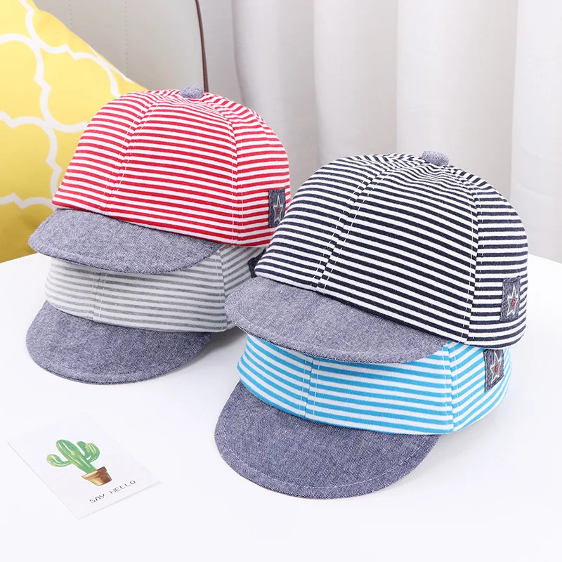 Gorro verano algodón rayas para niño - imagen 2