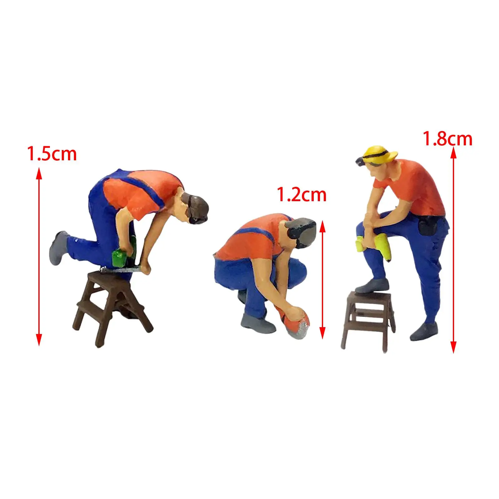 Figura de personaje miniatura para escritorio, muñeco decorativo - imagen 3