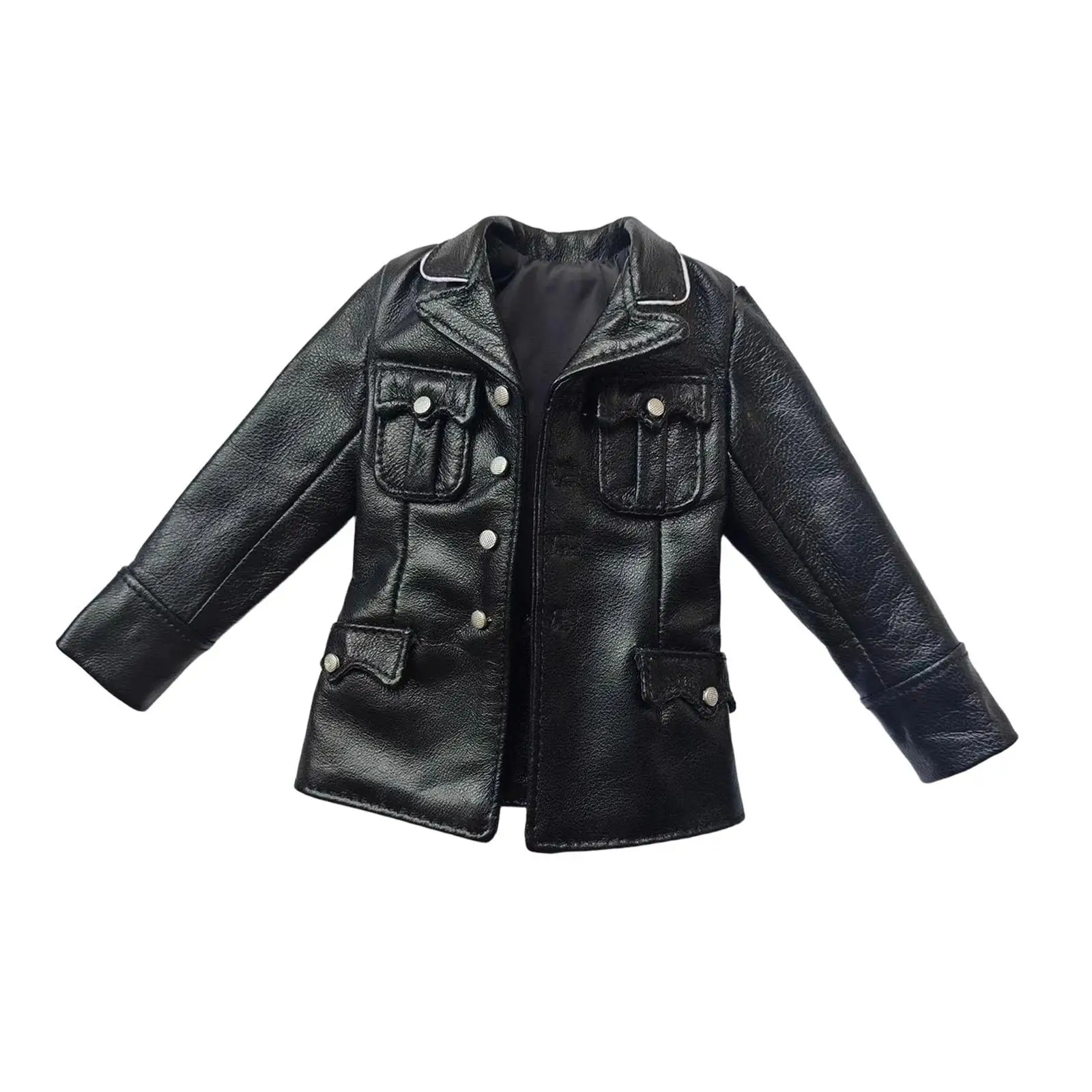 Disfraz retro de cuero PU para figuras de colección y cosplay - imagen 3