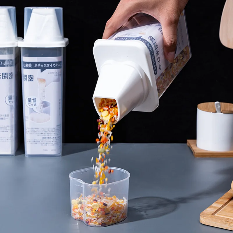Contenedor hermético de alimentos para cocina y arroz - imagen 5