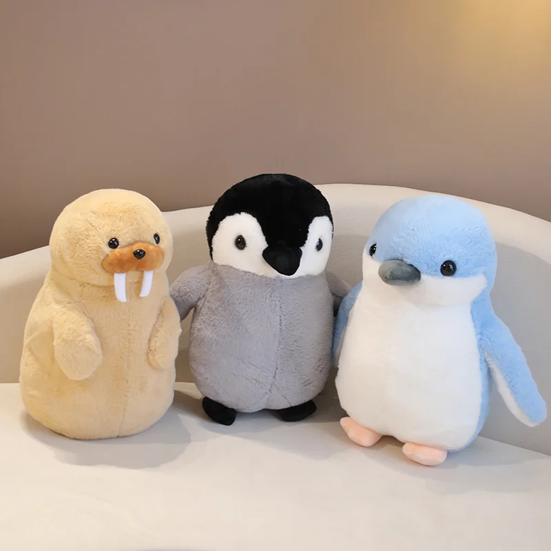 Peluche pingüino kawaii marino para acuario, morsa y animales - imagen 3