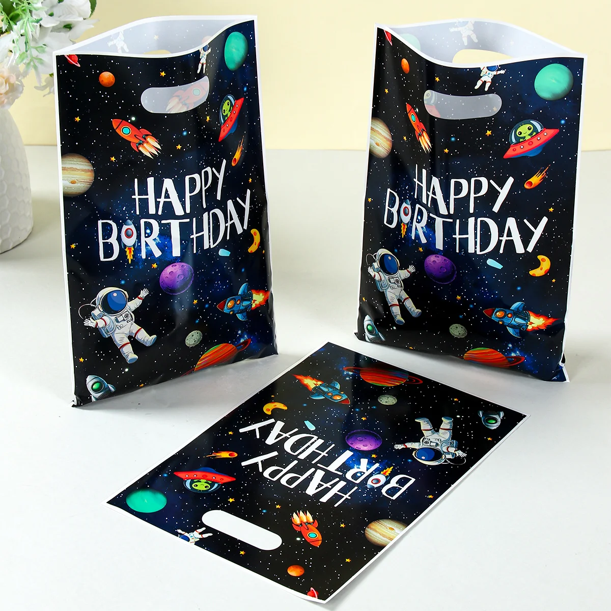Bolsas de regalo astronauta para fiesta de cumpleaños infantil - imagen 4