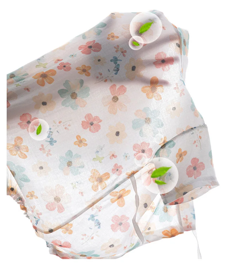 Estampado de hojas y motivos veraniegos