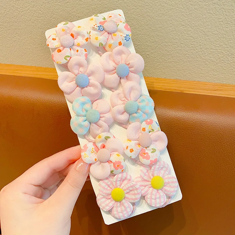 Coleteros florales para bebé niña – Gomas de pelo delicadas sin tirones - imagen 4