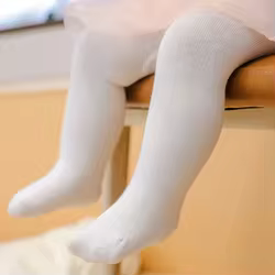 Leotardos de punto elásticos para niña