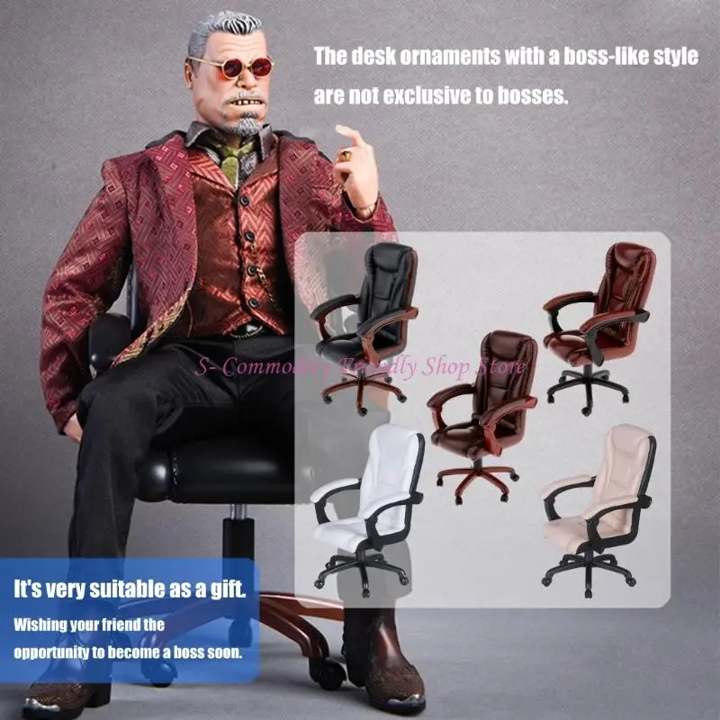 Silla escritorio infantil giratoria 360° con asiento ejecutivo - imagen 5