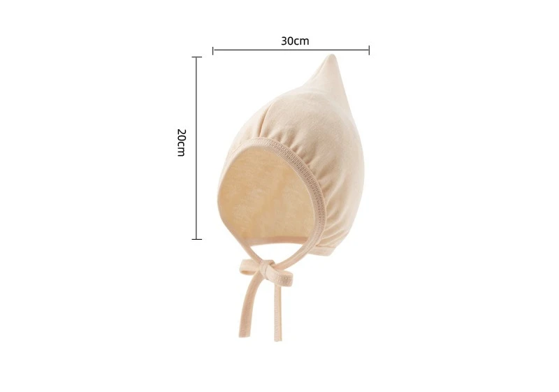 Gorro de algodón para bebé con protección de orejas