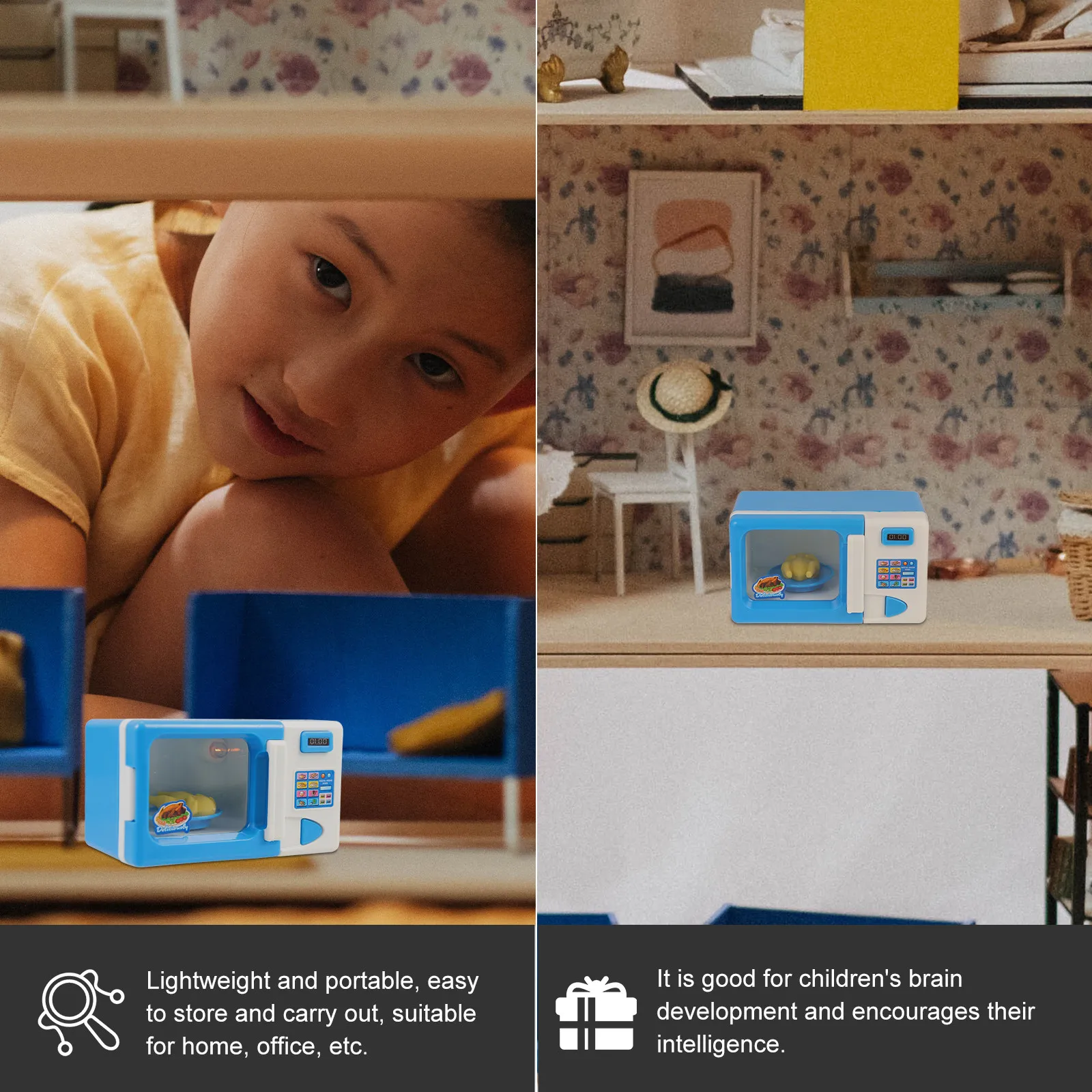 Juguete de cocina portátil de electrodomésticos para niños - imagen 5