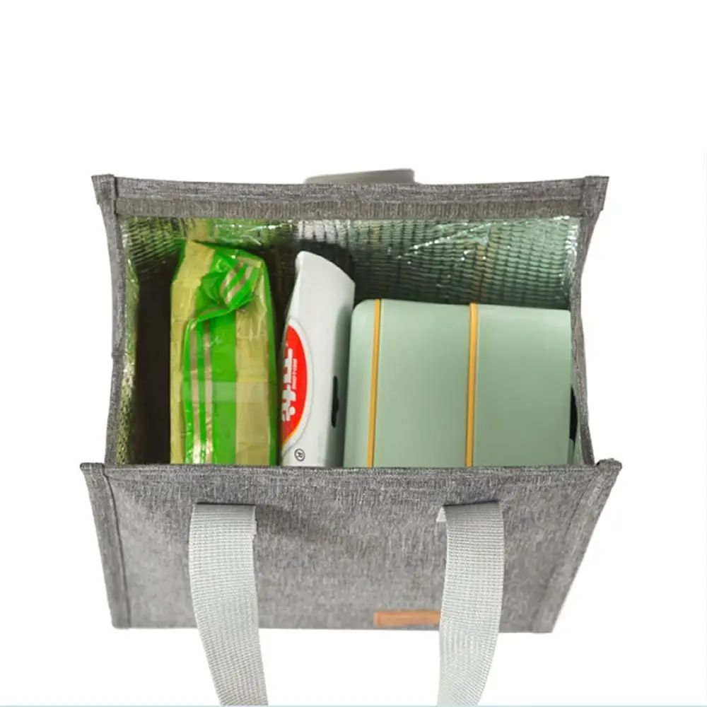 Bolsa térmica de lona impermeable para el almuerzo en exterior - imagen 2