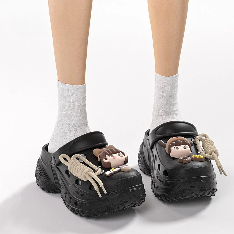 Pantuflas antideslizantes con plataforma EVA para niña - imagen 4