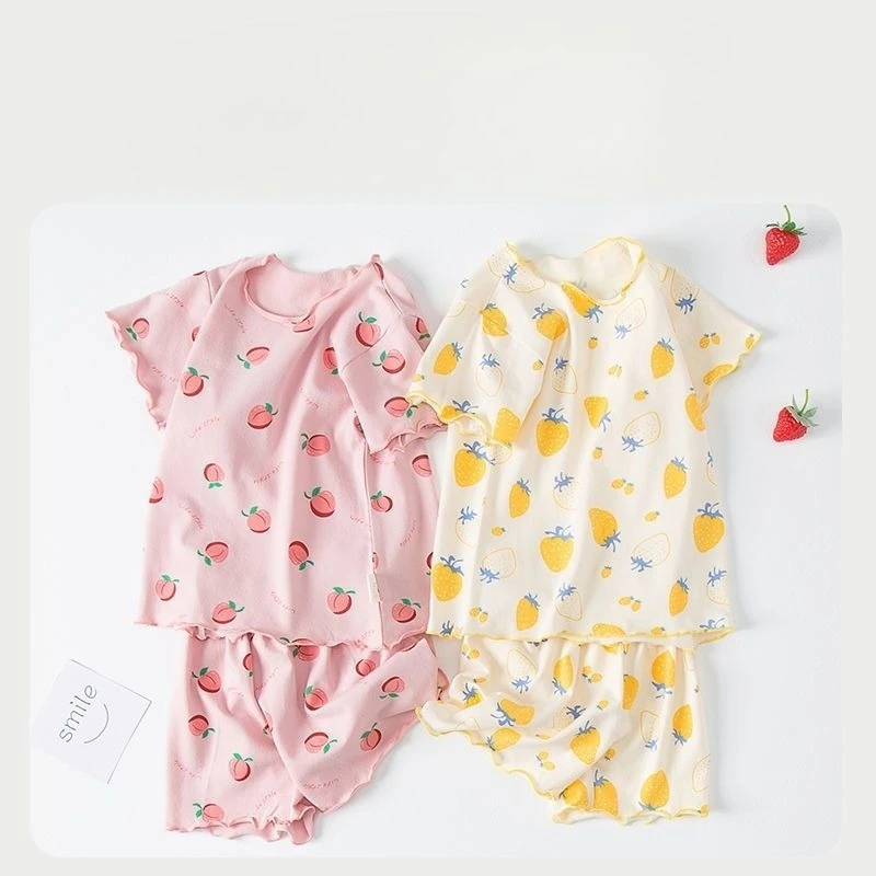 Pijama corto de algodón para niña – Fresco y cómodo en verano - imagen 4