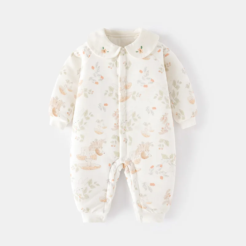 Conjunto de invierno para bebé con cuello muñeca