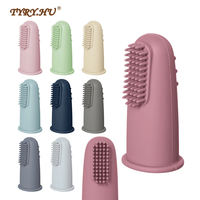 Cepillo de dientes 360° para bebés – Mordedor suave de silicona