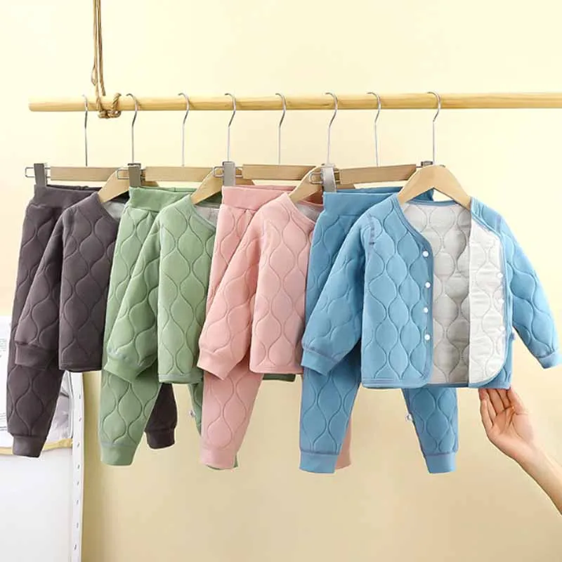 Conjunto de invierno grueso para niños – ropa cálida - imagen 5