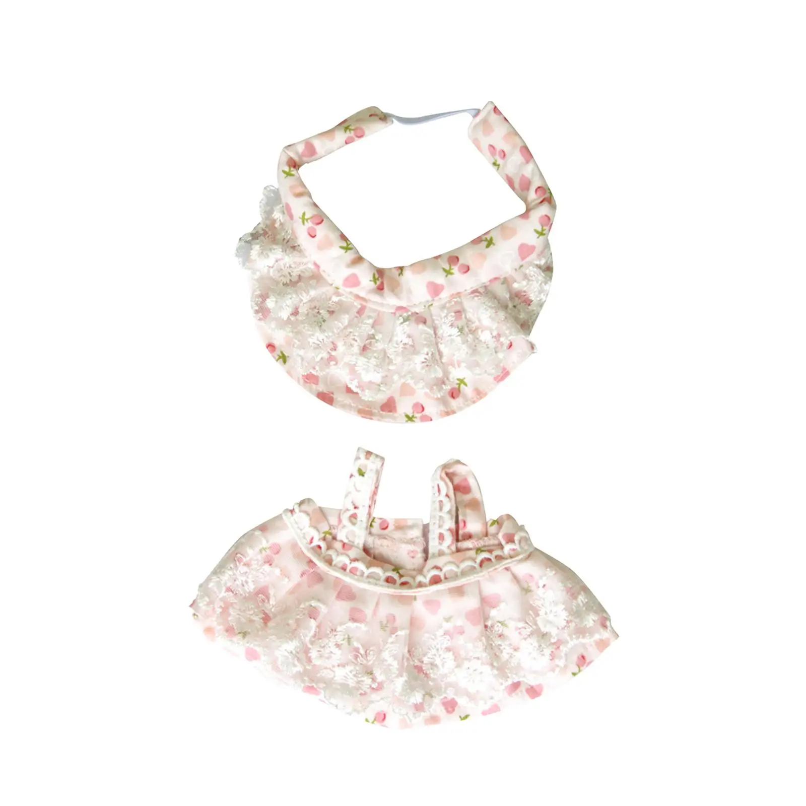 Ropa artesanal para muñeca con sombrero – conjunto completo - imagen 2