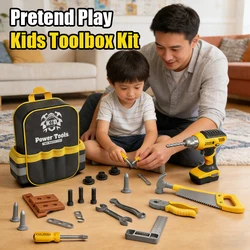 Kit herramientas con taladro de juguete infantil educativo