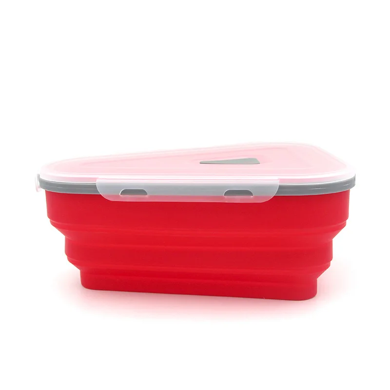 Caja verde de silicona para alimentos