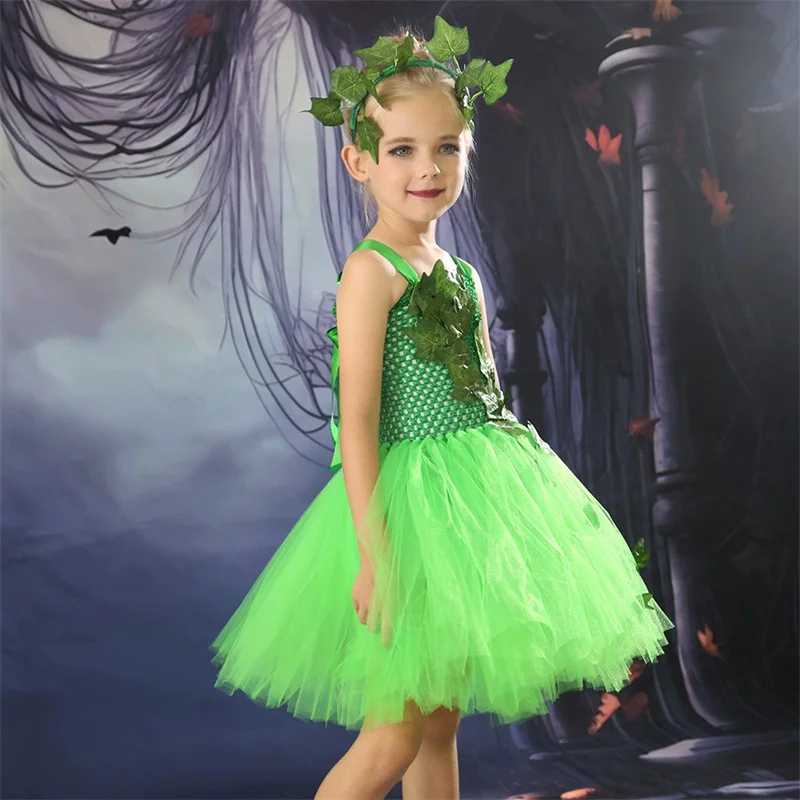 Vestido de princesa con falda abombada en tul sin mangas para niñas - imagen 3