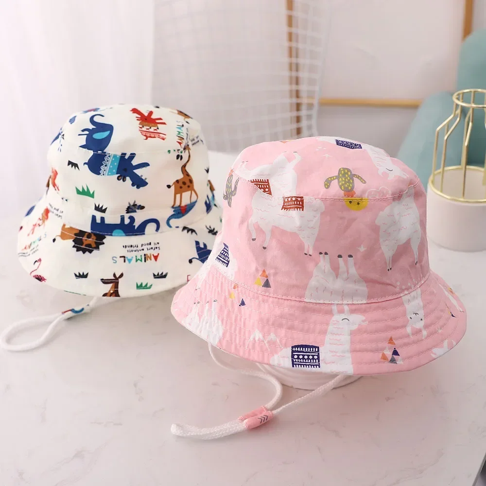 Sombrero de sol bebé unisex transpirable con cuerda anti‑viento - imagen 5