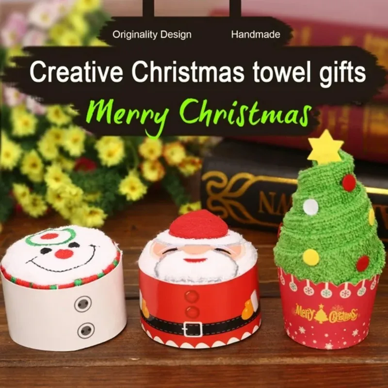 Toallas navideñas con motivos bordados para el hogar - imagen 4
