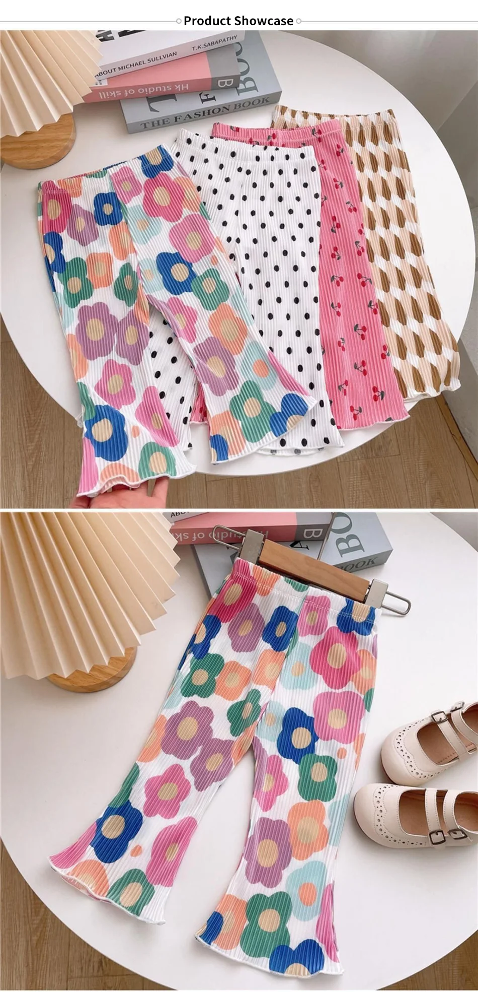 Detalle del tejido y ajuste de los pantalones