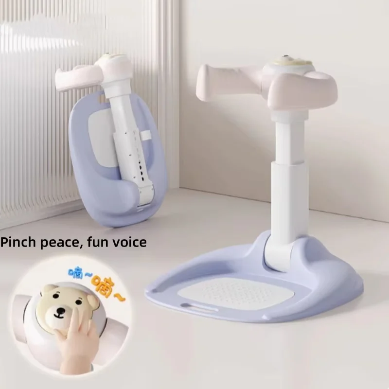 Asiento auxiliar antideslizante para bebé – Soporte de pie plegable
