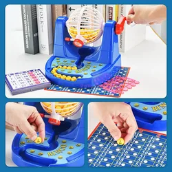 Juego de Bingo de mesa con máquina de simulación para la familia