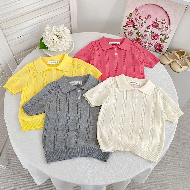 MILANCEL polo de punto infantil verano color liso - imagen 2