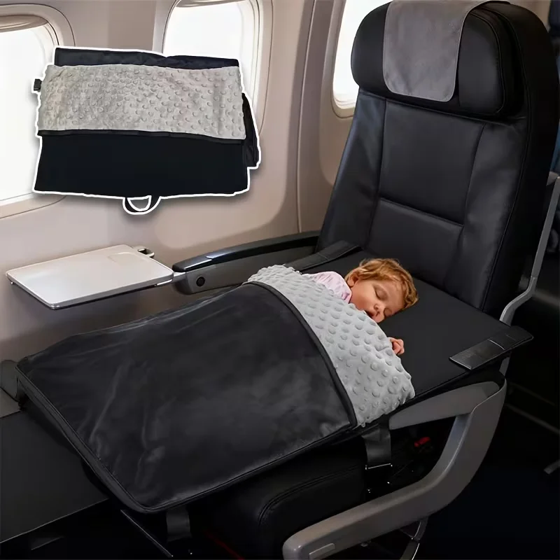 Cama de viaje portátil infantil plegable con manta para dormir