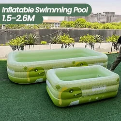 Piscina hinchable familiar de PVC reforzada para niños y adultos